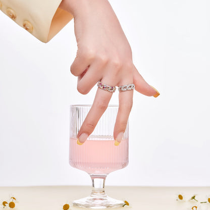 [Regalia jewelry]Sparkling Vibrant Emerald Cut Daily Ring