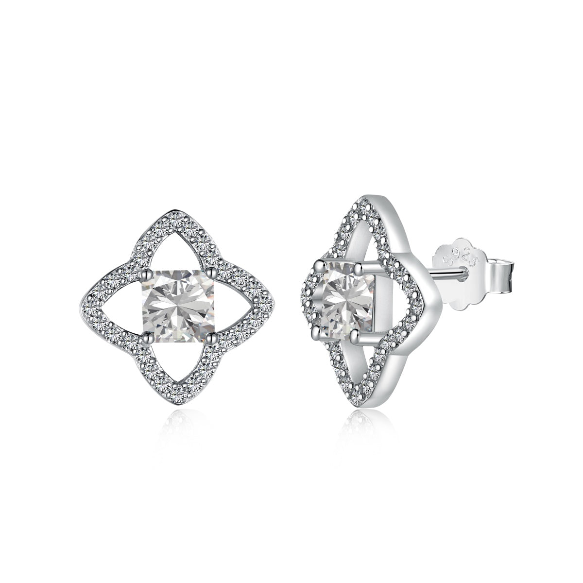 [Regalia jewelry]Elegant Star Shape Princess Cut Daily Earrings