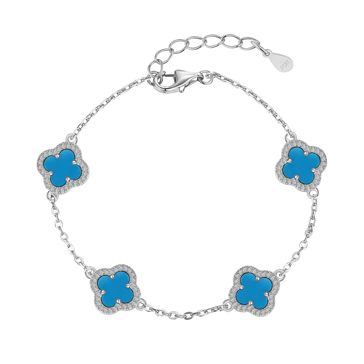 [Regalia jewelry]Four-Leaf Clover Exquisite Bracelet