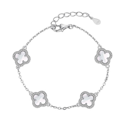 [Regalia jewelry]Four-Leaf Clover Exquisite Bracelet