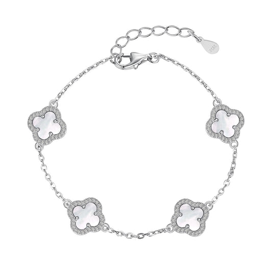 [Regalia jewelry]Four-Leaf Clover Exquisite Bracelet