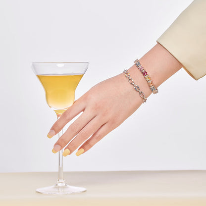 [Regalia jewelry]Dazzling Colorful Daily Bracelet