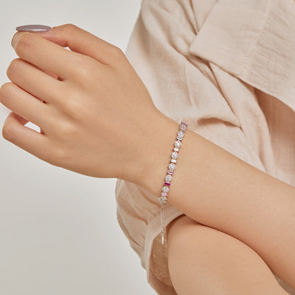 [Regalia jewelry]Radiant Colorful Round Shape Daily Bracelet