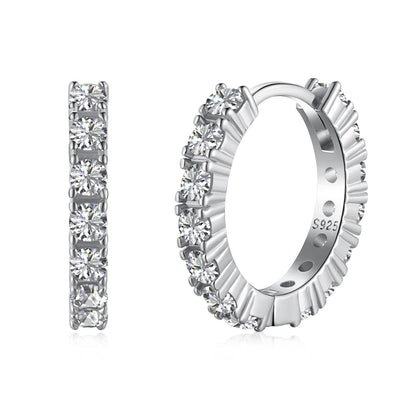 [Regalia jewelry]Radiant Colorful Round Cut Earrings