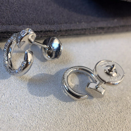 [Regalia jewelry]JUSTE EARRINGS SILVER DIAMONDS