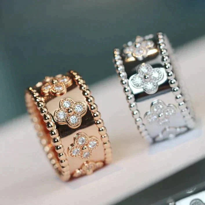 [Regalia jewelry]CLOVER KALEIDOSCOPE RING 10MM