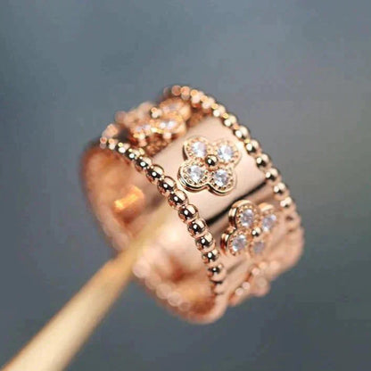 [Regalia jewelry]CLOVER KALEIDOSCOPE RING 10MM