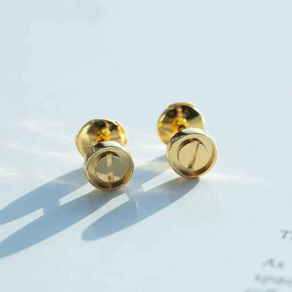 [Regalia jewelry]LOVE EARRINGS GOLD 10MM