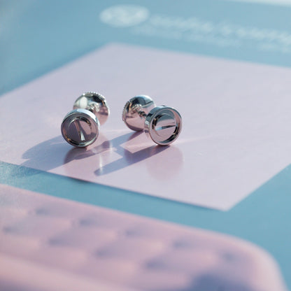 [Regalia jewelry]LOVE EARRINGS SILVER 10MM