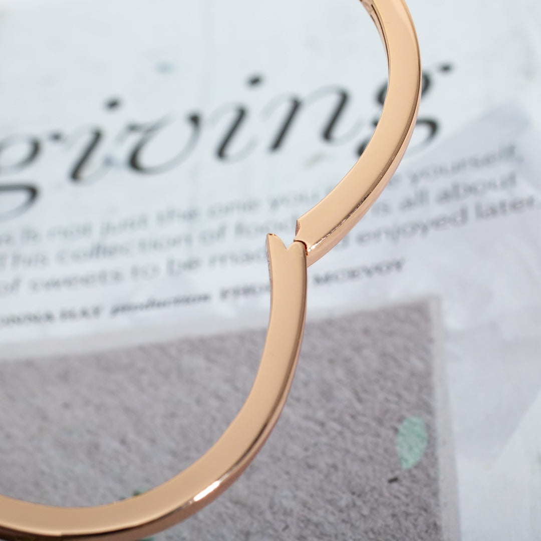 [Regalia jewelry]DREAM BRACELET OPEN PINK GOLD MOP DIAMOND