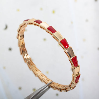 [Regalia jewelry]SERPENTI BRACELET PINK GOLD RUBELLITE