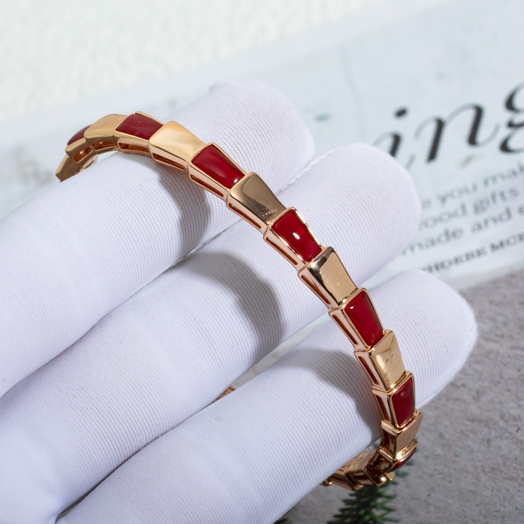[Regalia jewelry]SERPENTI BRACELET PINK GOLD RUBELLITE