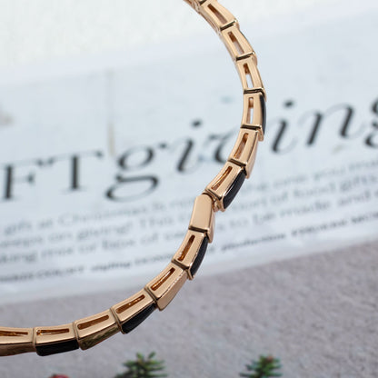 [Regalia jewelry]SERPENTI BRACELET PINK GOLD ONYX