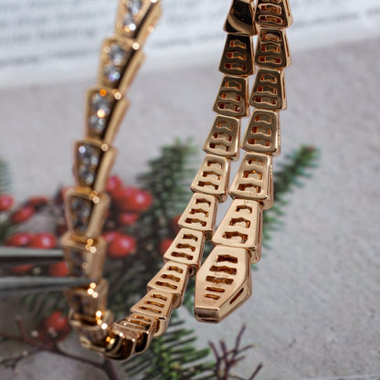 [Regalia jewelry]SERPENTI BRACELET 6.8MM PINK GOLD DIAMOND