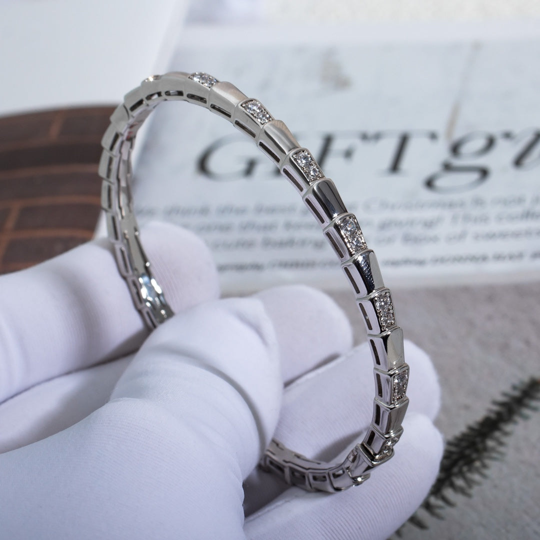 [Regalia jewelry]SERPENTI BRACELET SILVER DIAMOND
