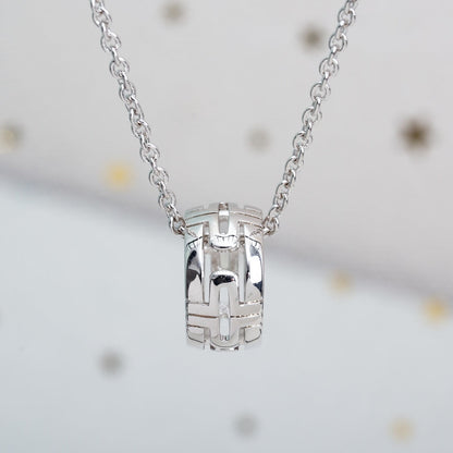 [Regalia jewelry]PARENTESI NECKLACE SILVER