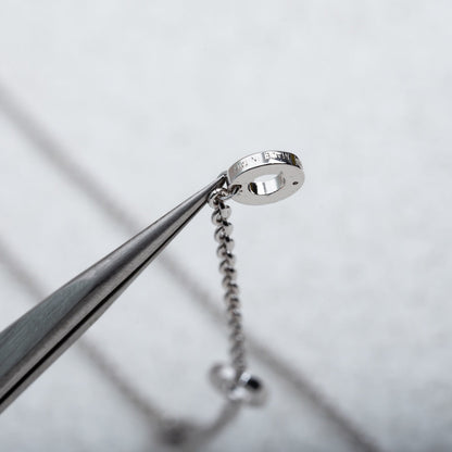 [Regalia jewelry]PARENTESI NECKLACE SILVER