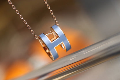 [Regalia jewelry]POP H PEDANT PINK GOLD