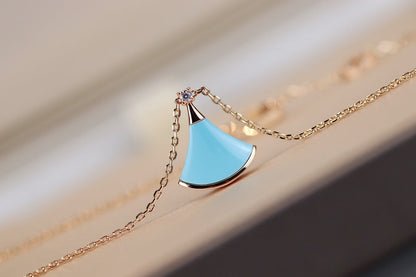 [Regalia jewelry]DREAM NECKLACE TURQUOISE PINK GOLD
