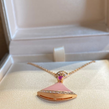 [Regalia jewelry]DREAM NECKLACE PINK OPAL