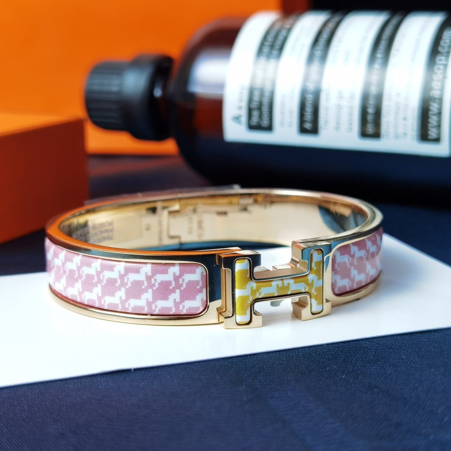 [Regalia jewelry]H HORSE BRACELET 12MM