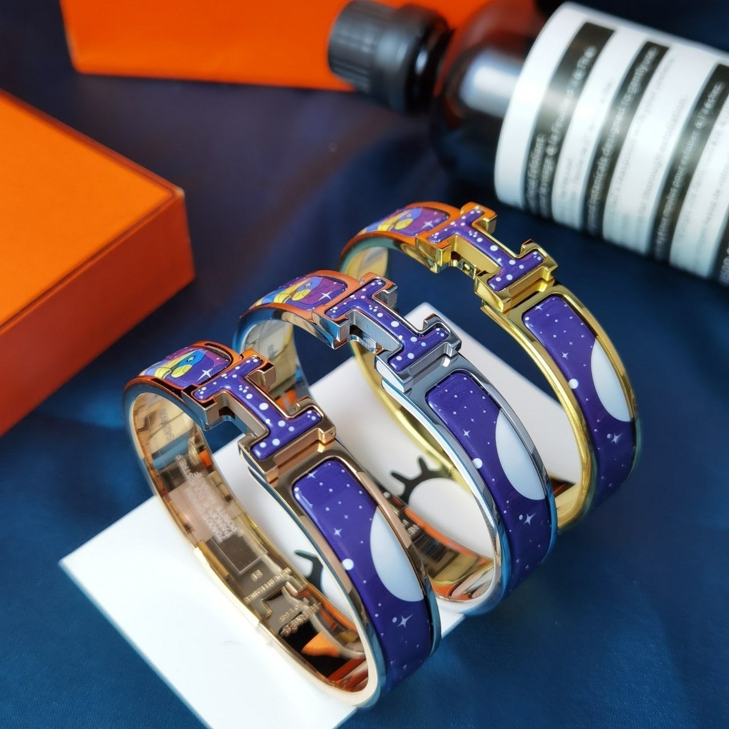 [Regalia jewelry]H STAR AND MOON BRACELET 12MM