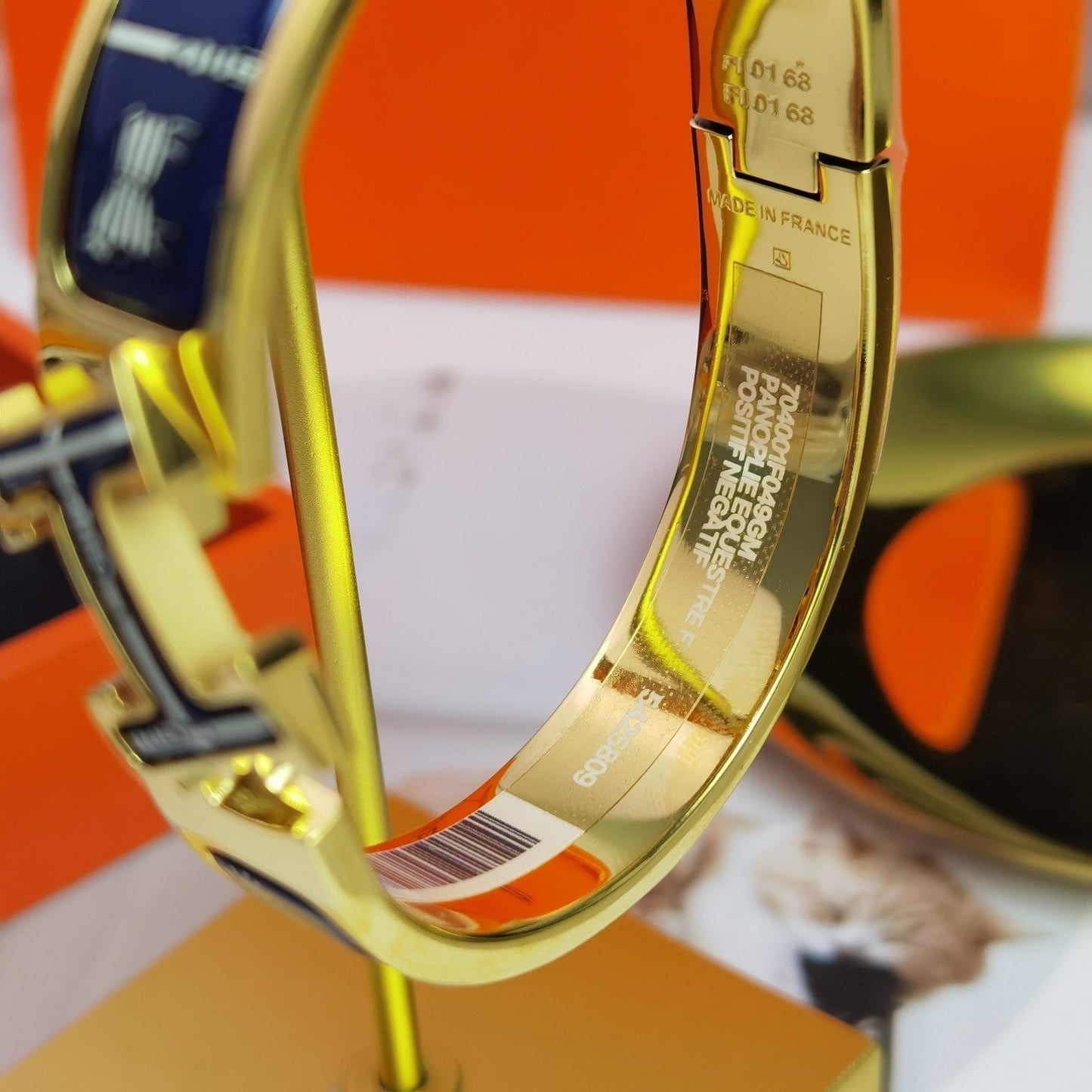 [Regalia jewelry]H COUVERTURES DARK BLUE BRACELET