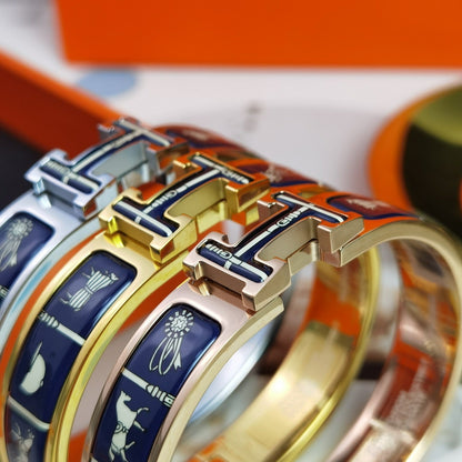 [Regalia jewelry]H COUVERTURES DARK BLUE BRACELET