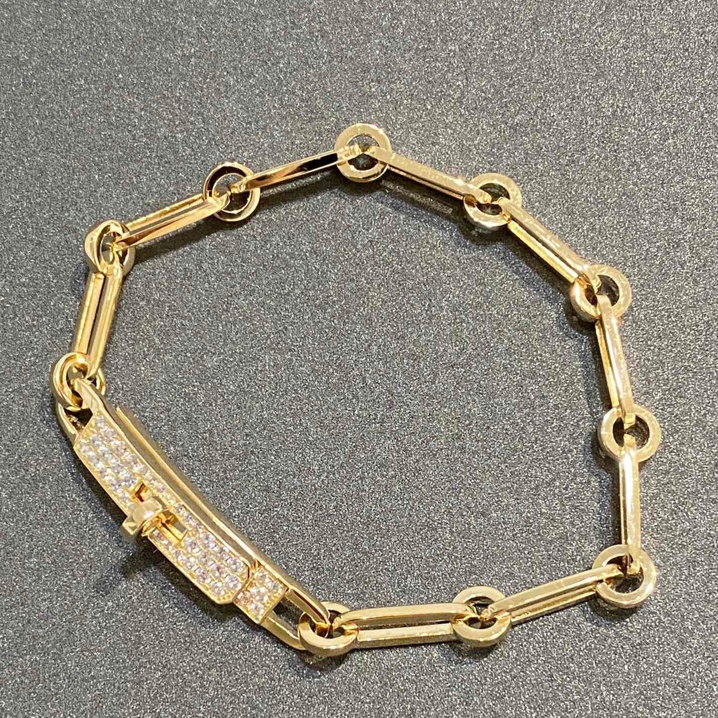 [Regalia jewelry]CHAINE BRACELET SMALL MODEL DIAMOND