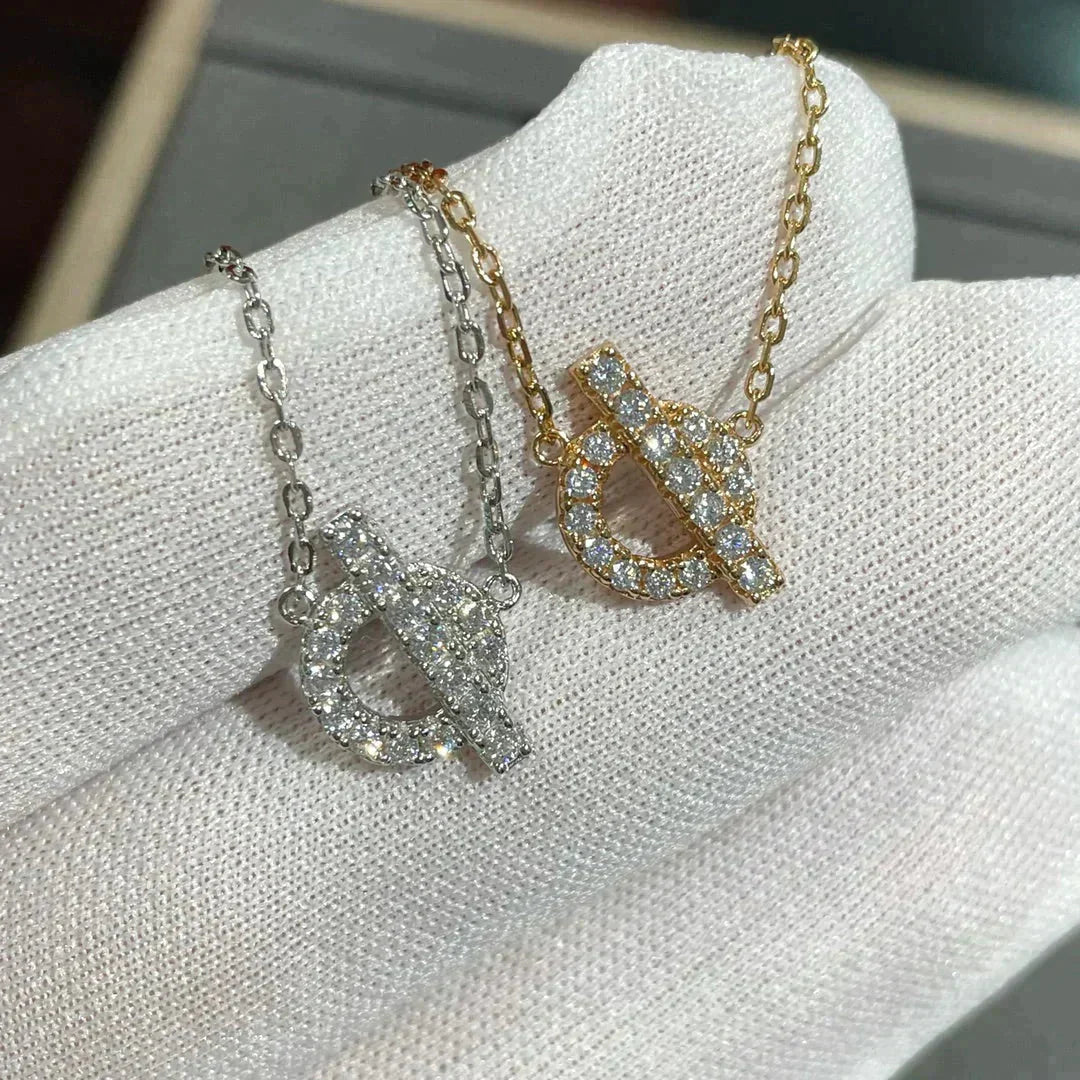[Regalia jewelry]ECHAPEE NECKLACE DIAMOND