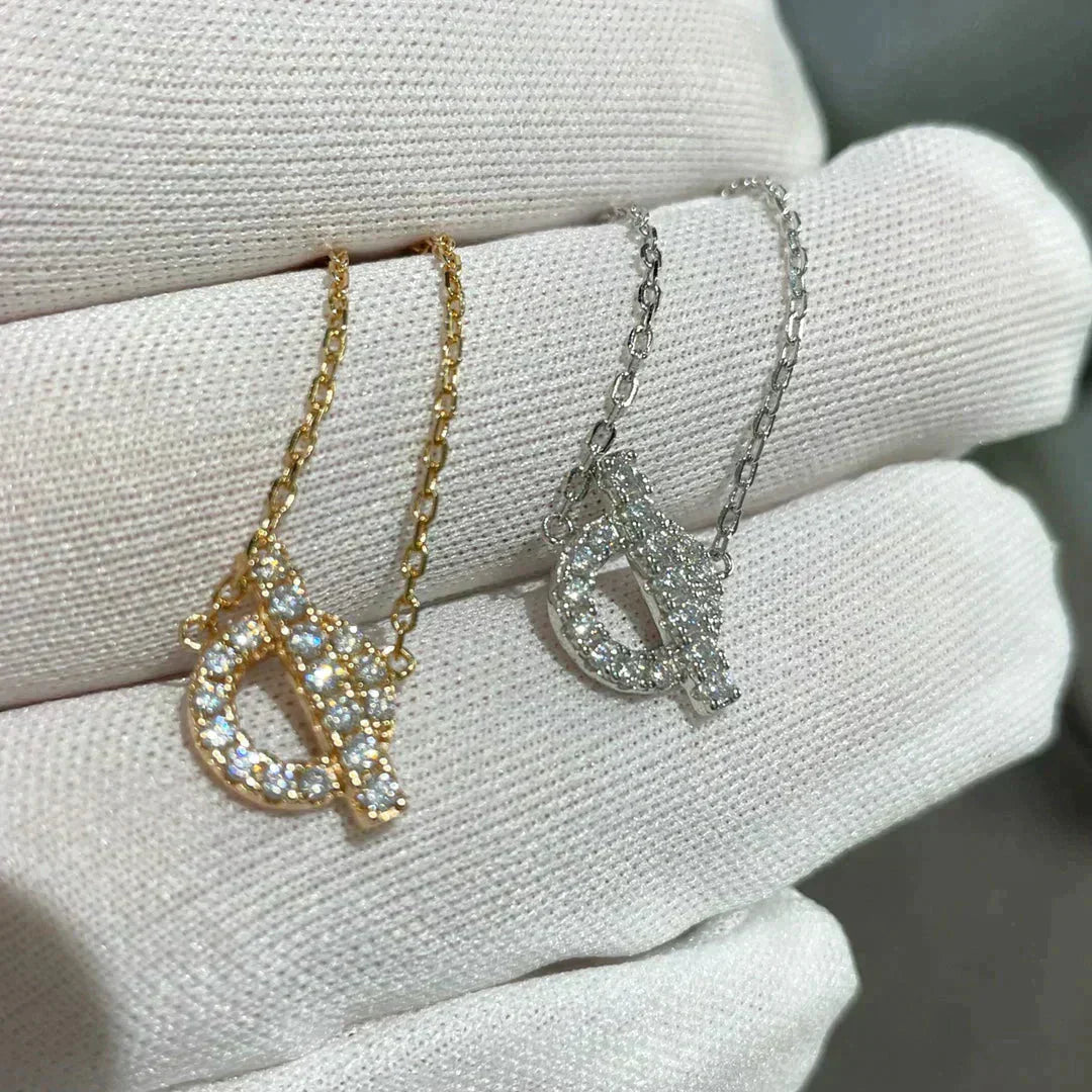 [Regalia jewelry]ECHAPEE NECKLACE DIAMOND