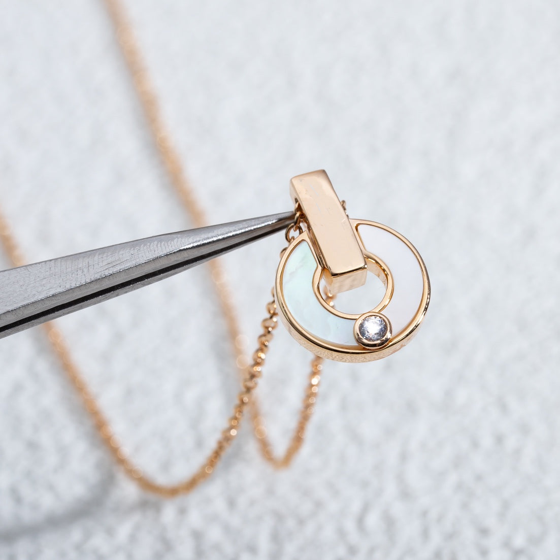 [Regalia jewelry]GARI NECKLACE PINK GOLD MOP