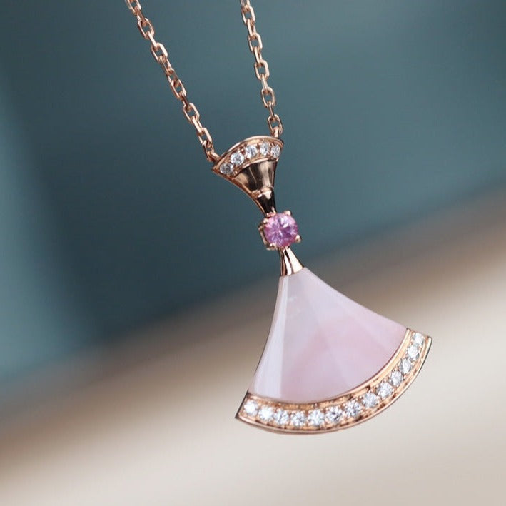 [Regalia jewelry]DREAM NECKLACE PINK MOP DIAMOND