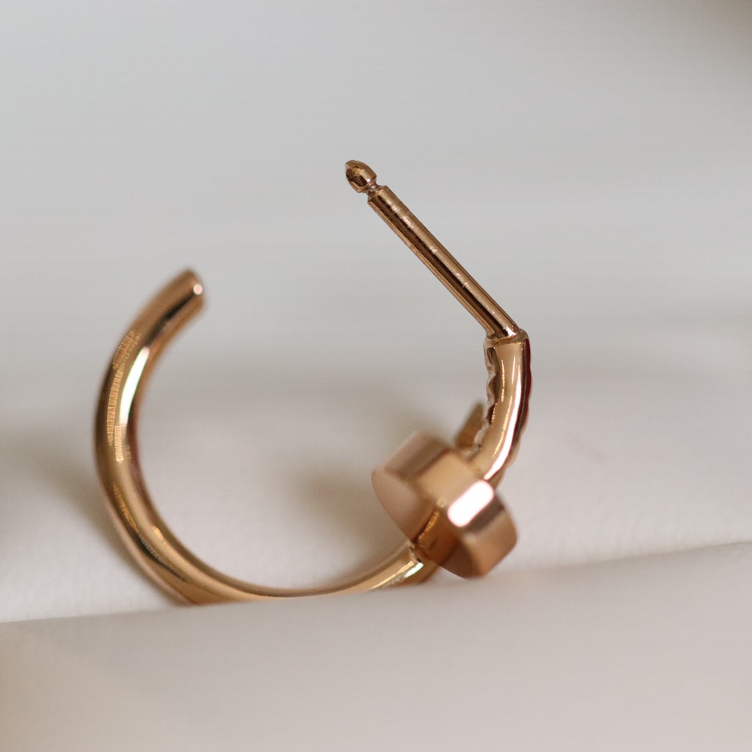 [Regalia jewelry]JUSTE EARRINGS PINK GOLD