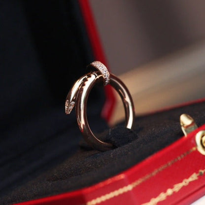 [Regalia jewelry]JUSTE RING 2.65MM PINK GOLD DIAMOND