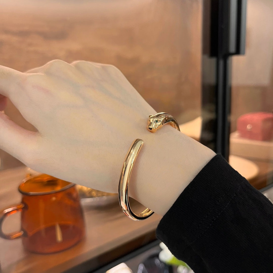 [Regalia jewelry]PANTHERE GOLD OPEN BRACELET