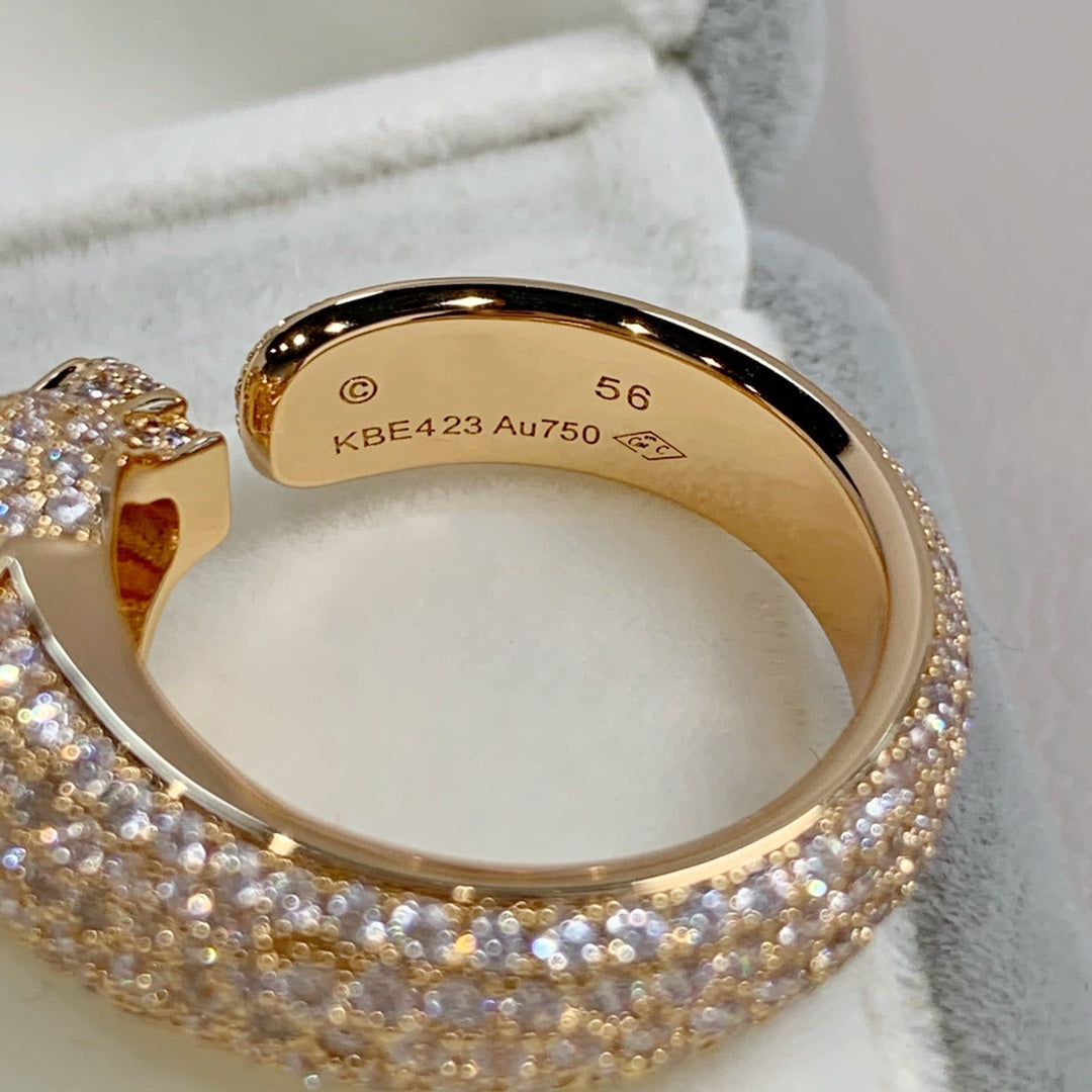 [Regalia jewelry]PANTHERE PINK GOLD DIAMOND RING