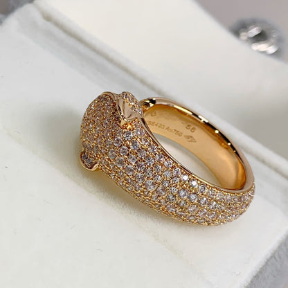 [Regalia jewelry]PANTHERE PINK GOLD DIAMOND RING