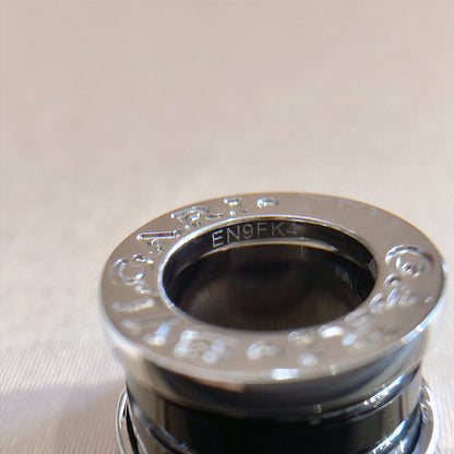 [Regalia jewelry]ZERO 1 BLACK CERAMIC SILVER NECKLACE