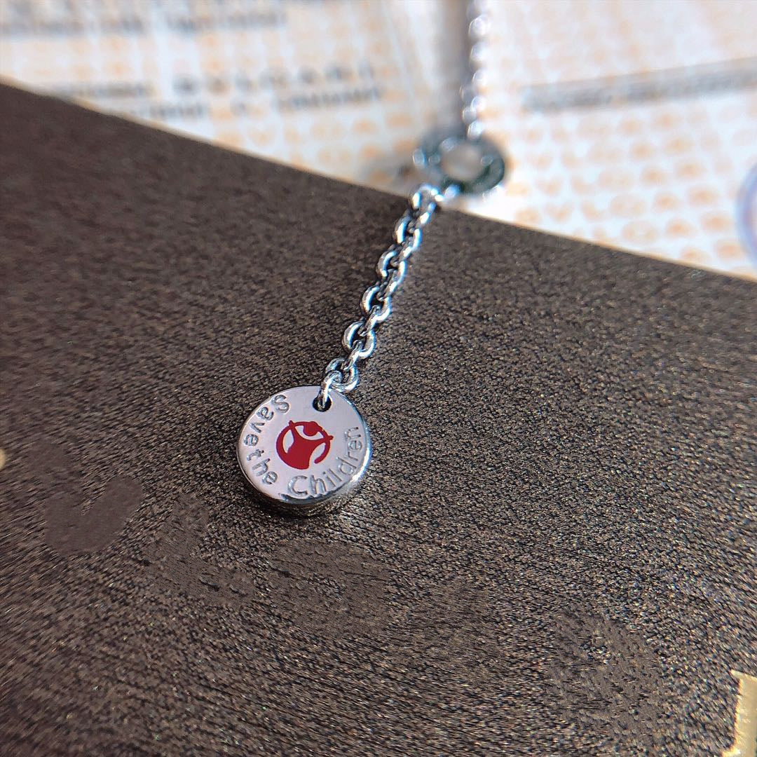 [Regalia jewelry]ZERO 1 BLACK CERAMIC SILVER NECKLACE