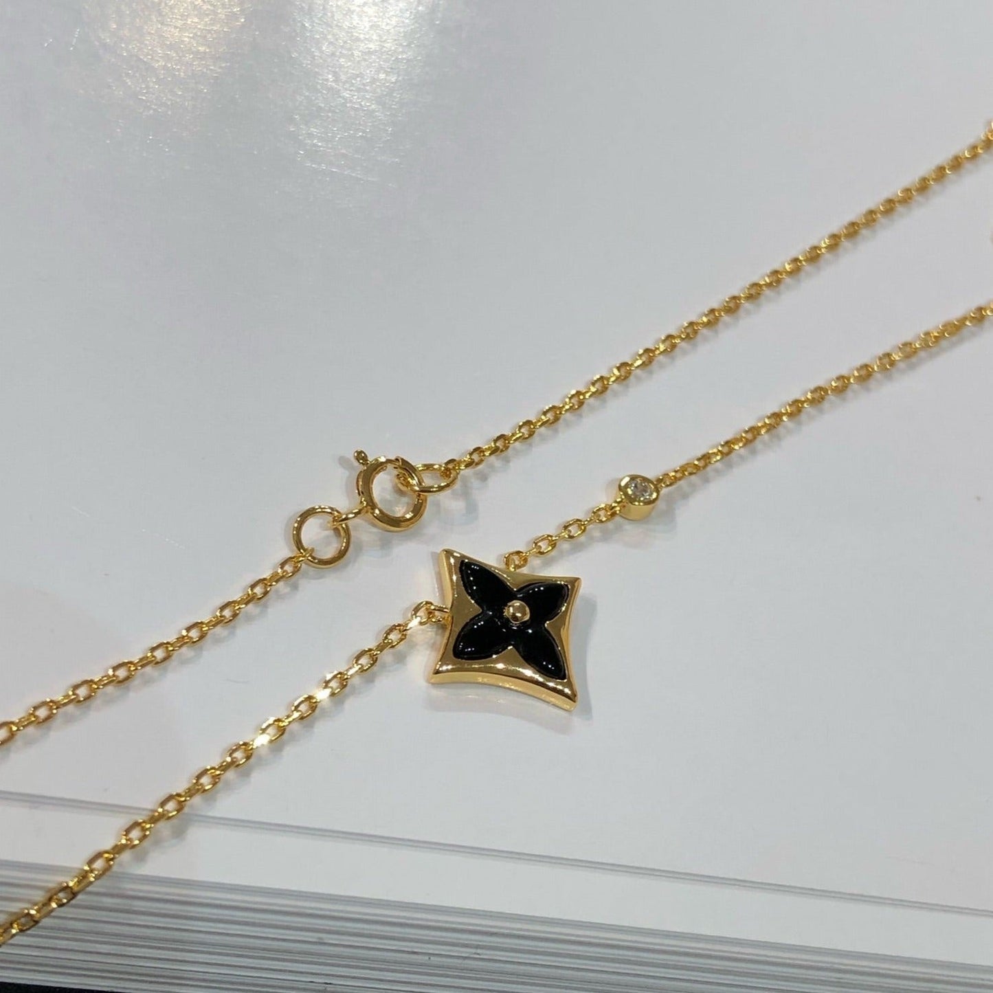 [Regalia jewelry]STAR BLACK MOP NECKLACE