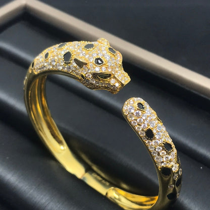 [Regalia jewelry]PANTHERE BIG BRACELET DIAMONDS