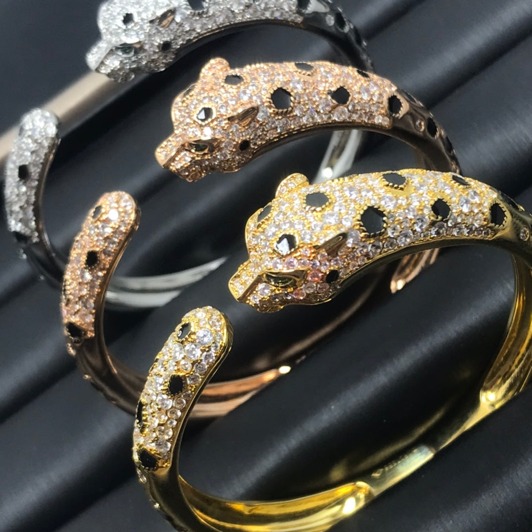 [Regalia jewelry]PANTHERE BIG BRACELET DIAMONDS