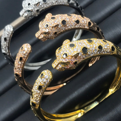 [Regalia jewelry]PANTHERE BIG BRACELET DIAMONDS