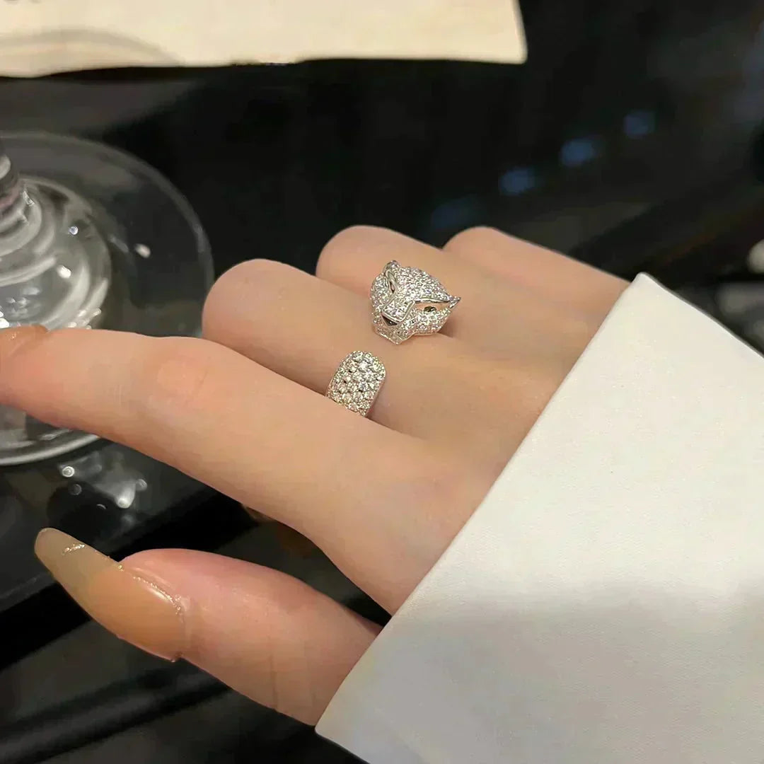 [Regalia jewelry]PANTHERE 5.5MM ALL DIAMOND RING