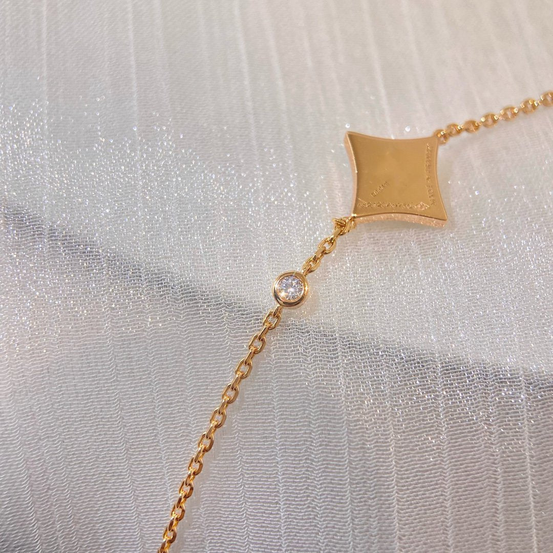 [Regalia jewelry]COLOR STAR CARNELIAN PINK GOLD DIAMOND BRACELET