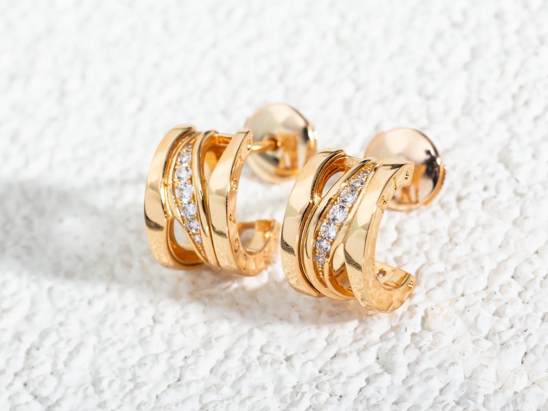 [Regalia jewelry]ZERO 1 PINK GOLD DIAMONDS EARRINGS