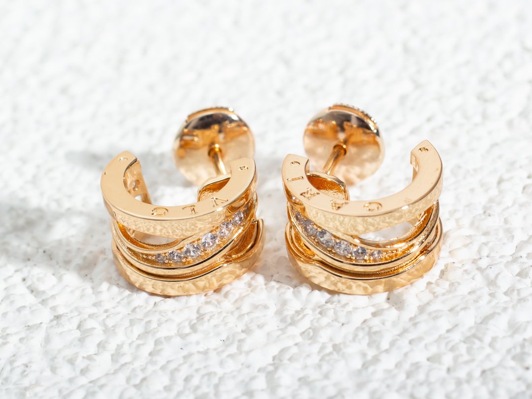 [Regalia jewelry]ZERO 1 PINK GOLD DIAMONDS EARRINGS