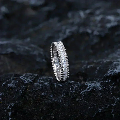 [Regalia jewelry]PERLEE DIAMOND SILVER RING