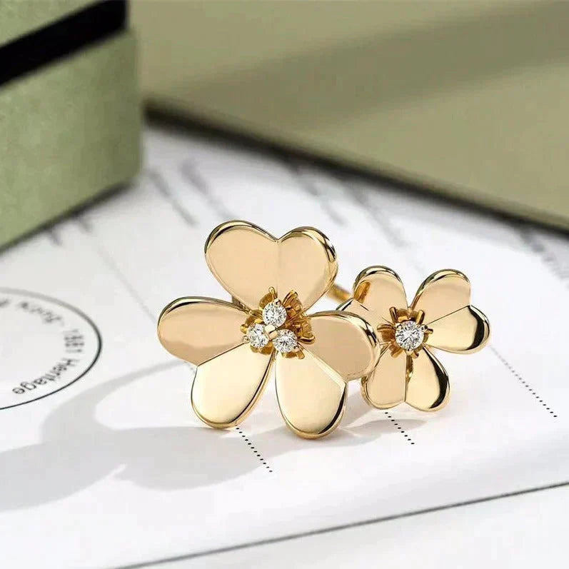 [Regalia jewelry]CLOVER COMOS GOLD DIAMOND RING